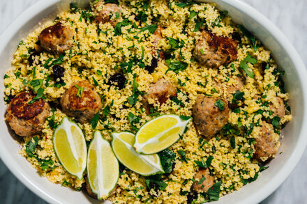 Image for Chicken Koftas With Lime Couscous