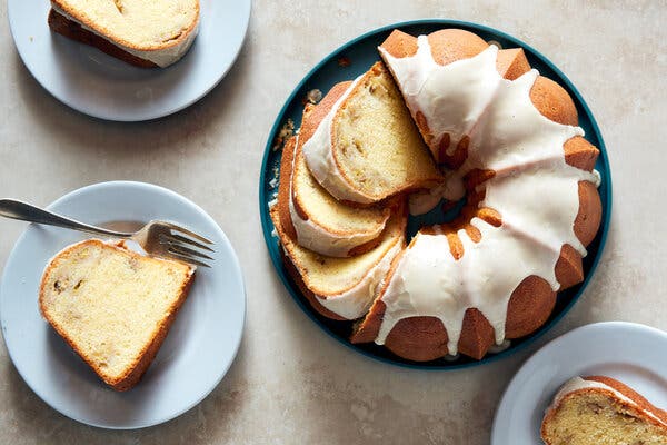 Bananas Foster Poundcake