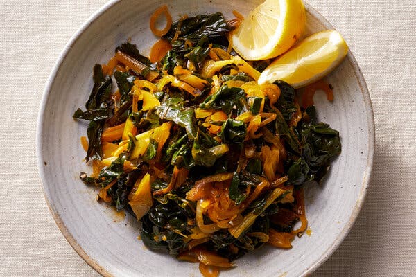 Sautéed Greens With Smoked Paprika for Two