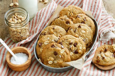 Salty Peanut Chocolate Chip Cookies