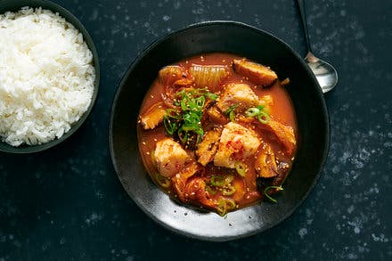 Cod and Kimchi Stew