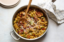 Image for Brussels Sprouts Pasta With Bacon and Vinegar