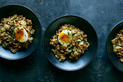 Image for Farro and Lentils With Jammy Onions