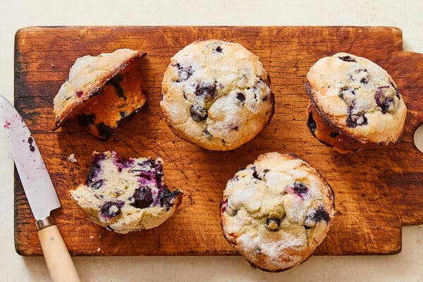 Small-Batch Blueberry Muffins