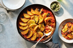 Image for Cheesy Baked Polenta in Tomato Sauce