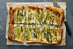 Image for Asparagus, Goat Cheese and Tarragon Tart