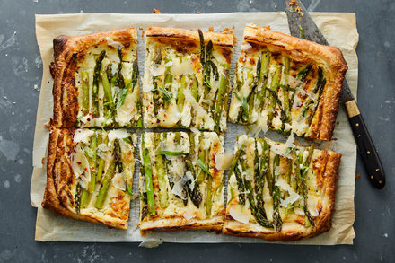 Image for Asparagus, Goat Cheese and Tarragon Tart