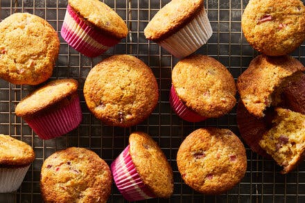 Strawberry-Rhubarb Muffins