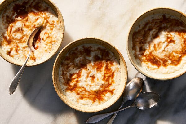 Salted-Caramel Rice Pudding