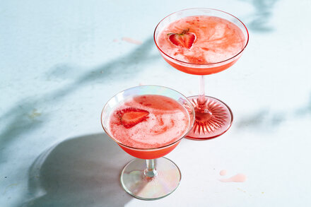 Image for Chamomile Strawberry Gin Daisy Cocktail