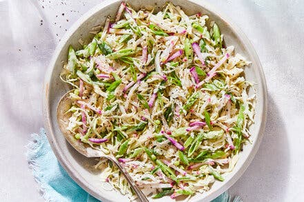 Lemon-Tahini Slaw