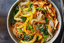 Image for Spring Vegetable Japchae (Korean Glass Noodles)