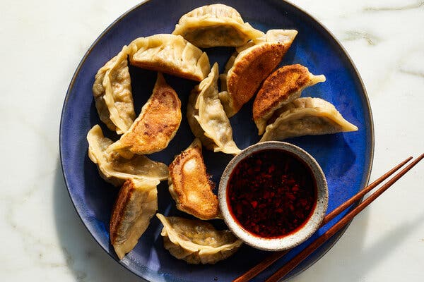 Dumplings With Chile Crisp