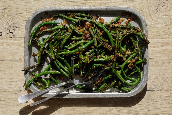 Skillet-Charred Green Beans