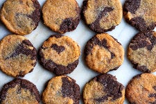 Samantha Seneviratne’s chocolate-peanut butter swirl cookies.