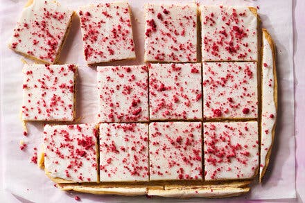 Hindbaersnitter (Danish Raspberry Slices)