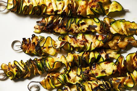 Grilled Zucchini Ribbons