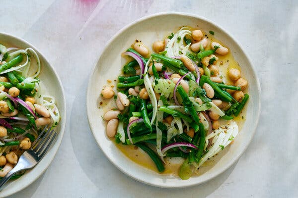 Herby Three-Bean Salad