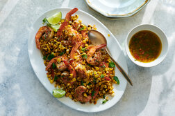 Image for Skillet Shrimp and Corn With Lime Dressing