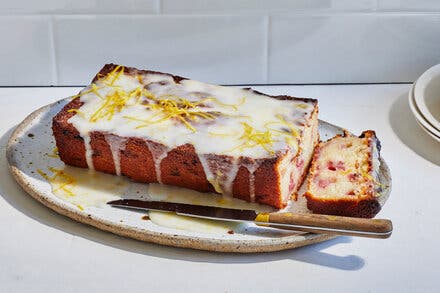 Strawberry-Lemon Loaf Cake