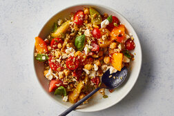 Image for Tomato Salad With Chickpeas and Feta