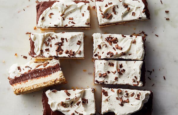 Cheesecake-Chocolate Pudding Bars