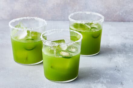 Spicy Cucumber Margaritas