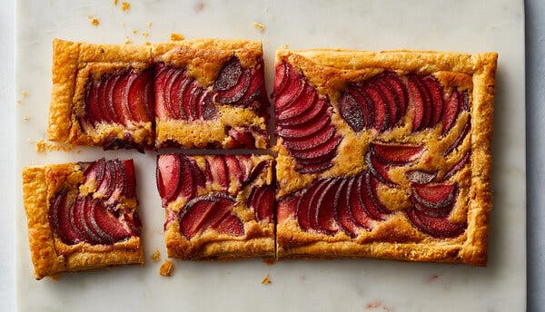 Plum and Frangipane Tart