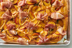 Image for Focaccia With Herbed-Honey Plums and Prosciutto 