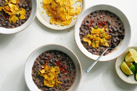 Vegan Coconut-Ginger Black Beans