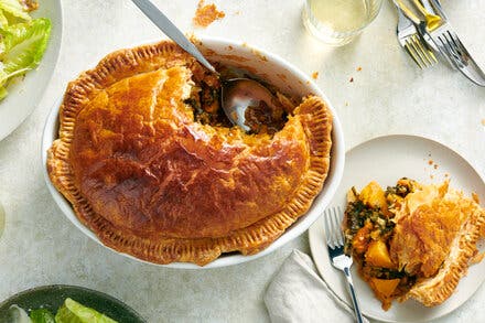 Savory Butternut Squash Pie