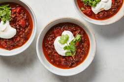 Image for Black Bean Chili With Mushrooms