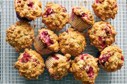 Cranberry Crumb Muffins