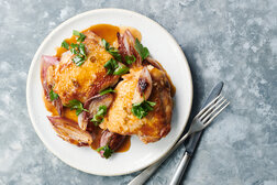 Image for Honey-Glazed Chicken and Shallots