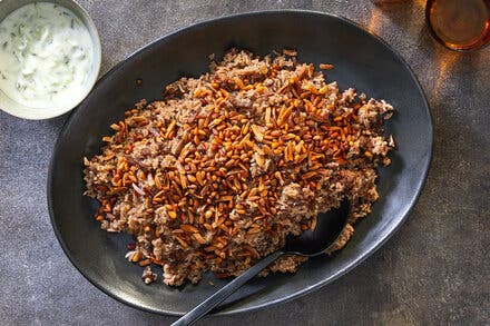 Hashweh (Spiced Rice and Meat With Yogurt)