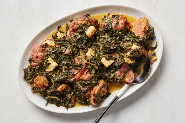 Pan-Fried Collard Greens