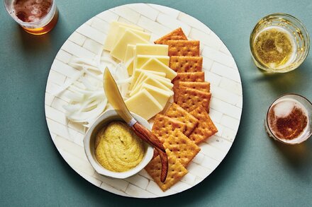 Image for Fried Saltines With Cheddar and Onion