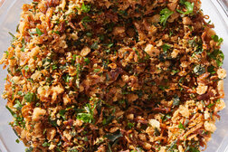 Image for Herby Fried Shallot and Bread Crumb Crunch