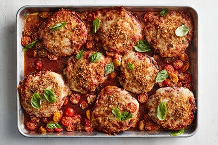 Sheet-Pan Mushroom Parmigiana