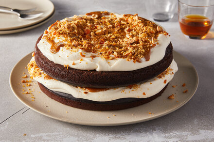 Image for Devil’s Food Cake With Hazelnut Praline