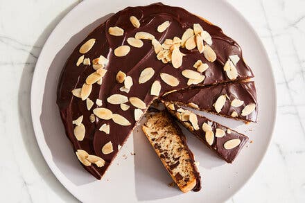 Chocolate and Almond Tiger Cake