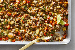 Image for Roast Chicken and Vegetables With Tahini