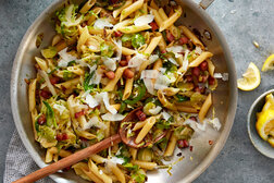 Image for Penne With Brussels Sprouts, Chile and Pancetta