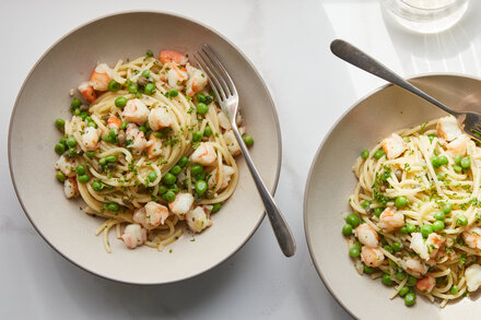 Image for Shrimp Piccata Spaghetti