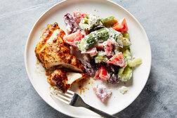 Image for Greek Chicken With Cucumber-Feta Salad
