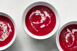 Image for Beet Soup With Tarragon, Chives and Yogurt