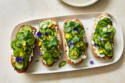 Image for Cucumber-Ricotta Sandwiches