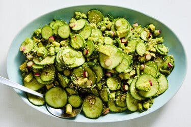 Sesame Cucumber and Avocado Salad