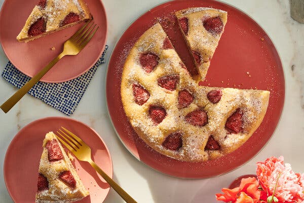 Strawberry Sumac Cake