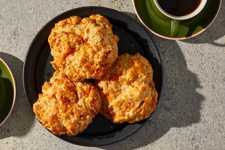 Kimchi Cheddar Biscuits